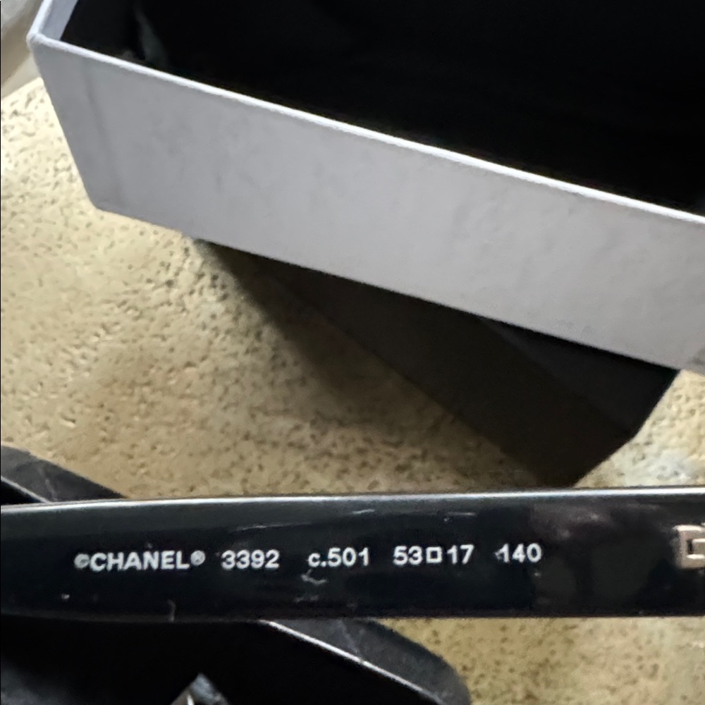 CHANEL Black prescription glasses, with Case and with Soft Pouch. - Picture 15 of 16